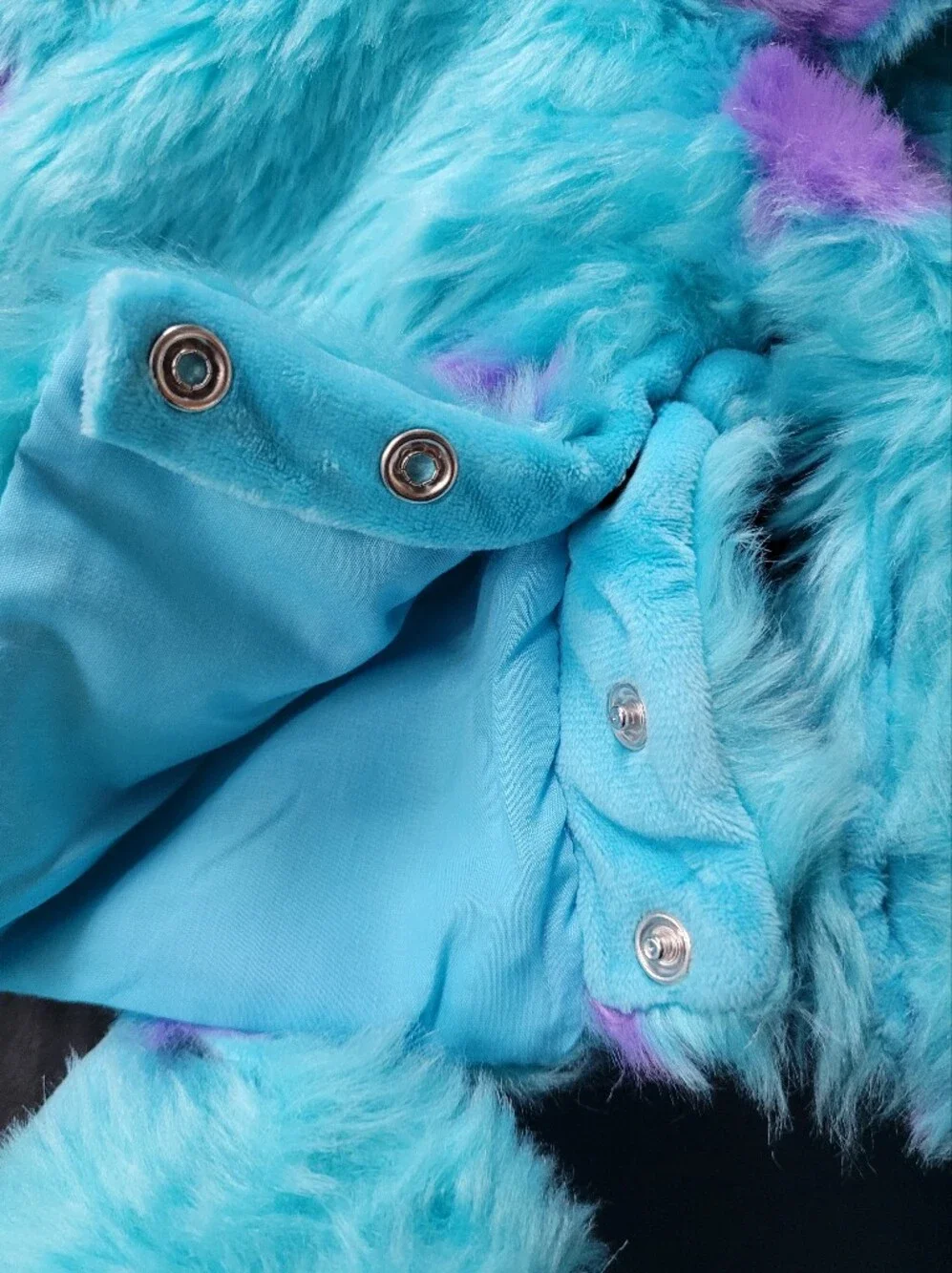 Pottery Barn Kids Sulley Monsters Inc Costume Outfit Foot Covers 0-6 Months Baby